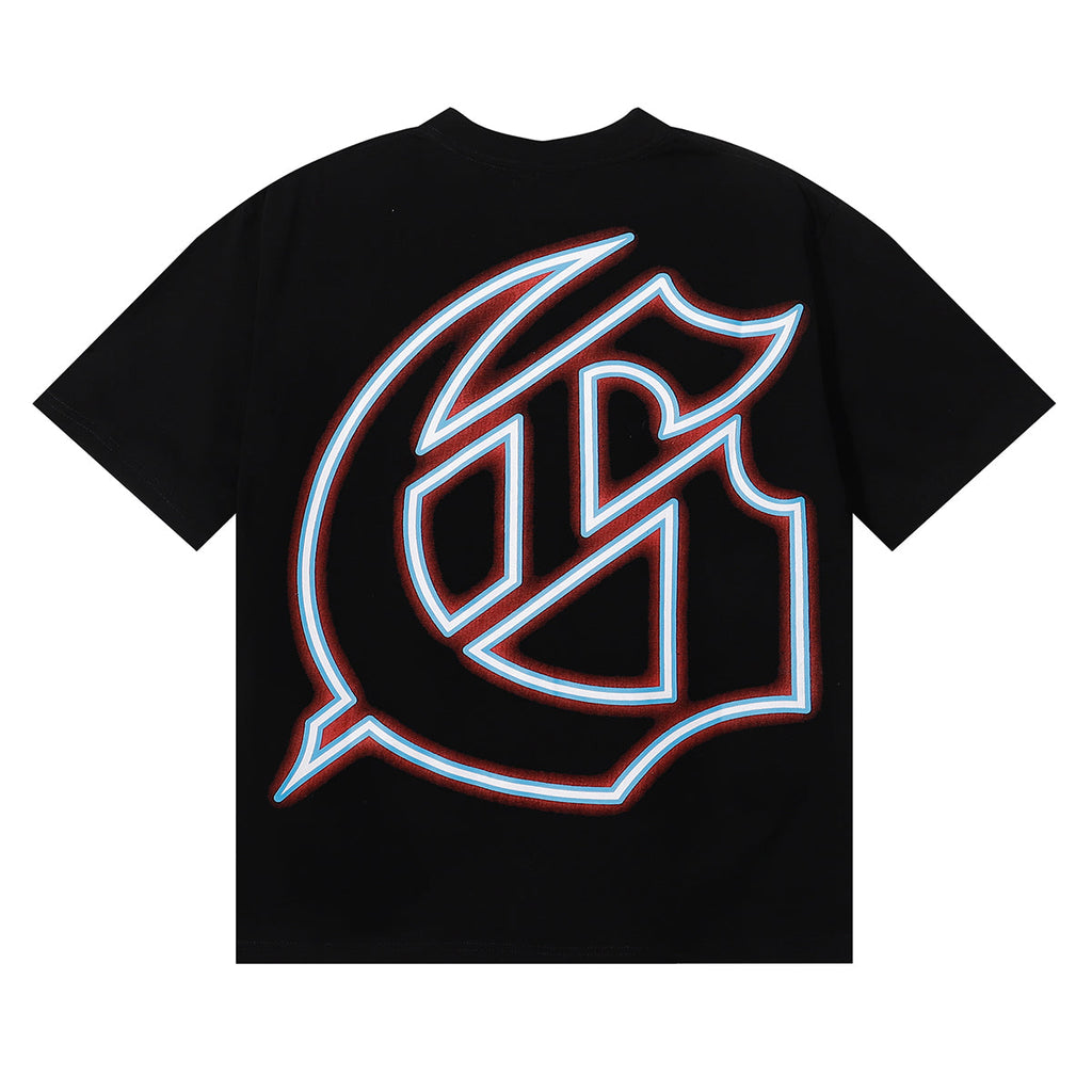 Godspeed T-shirts Driving Movie Skull Printing Cotton Casual Short Sleeves Men and Women