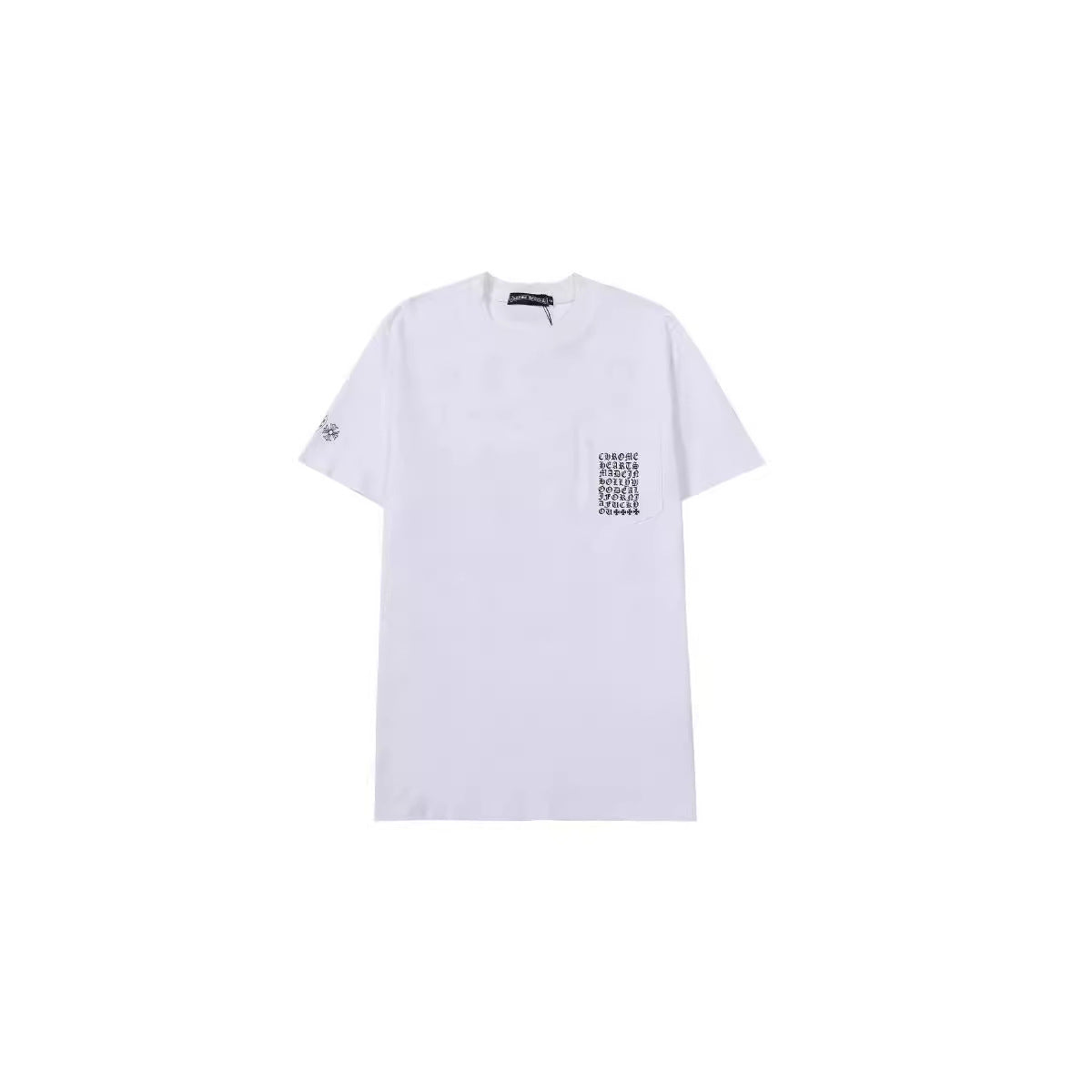 Chrome Heart T Shirts T-Shirts Trendy logo print crew neck short sleeves