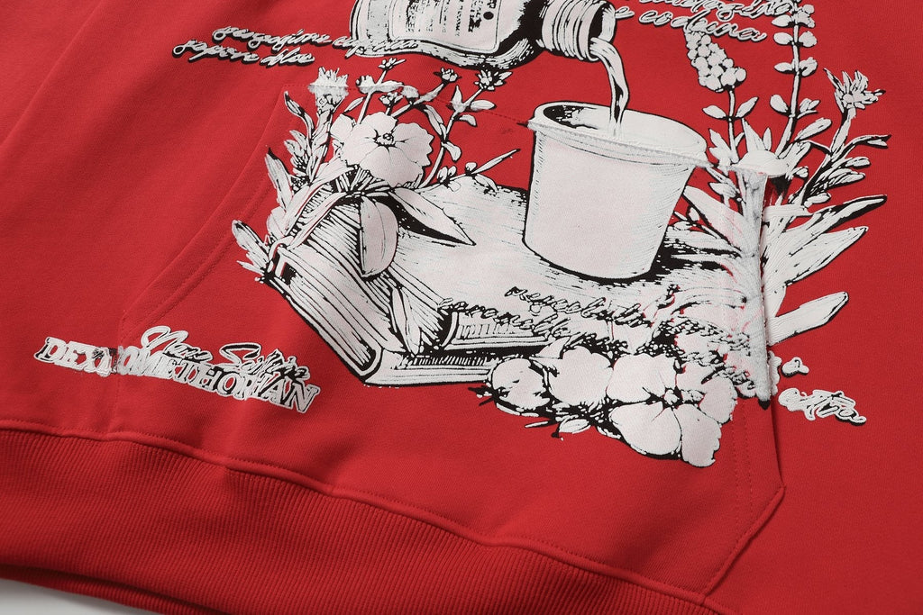 THAT'S A AWFUL LOT OF COUGH SYRUP Rising Star Graphic Hoodie ¡ª detail