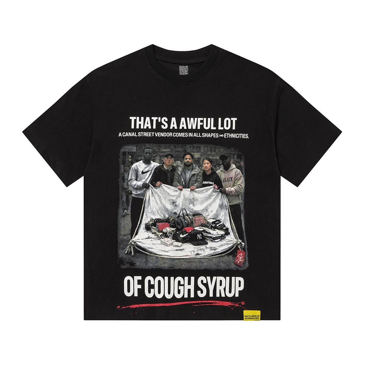 THAT'S A AWFUL LOT OF COUGH SYRUP Photo Graphic Short-Sleeve T-Shirt ¡ª hero