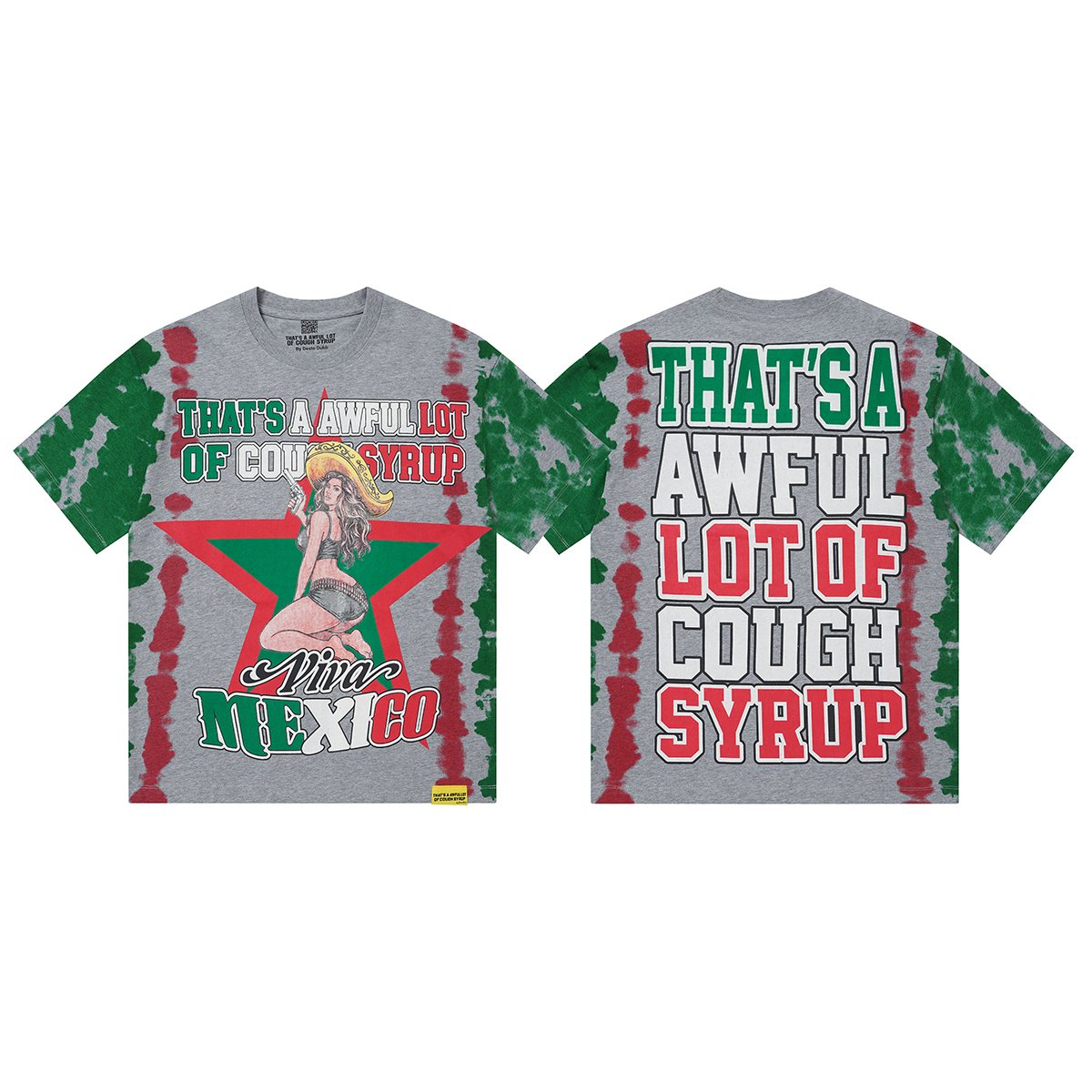 THAT'S A AWFUL LOT OF COUGH SYRUP Cowgirl Graphic Short-Sleeve Set ¡ª front