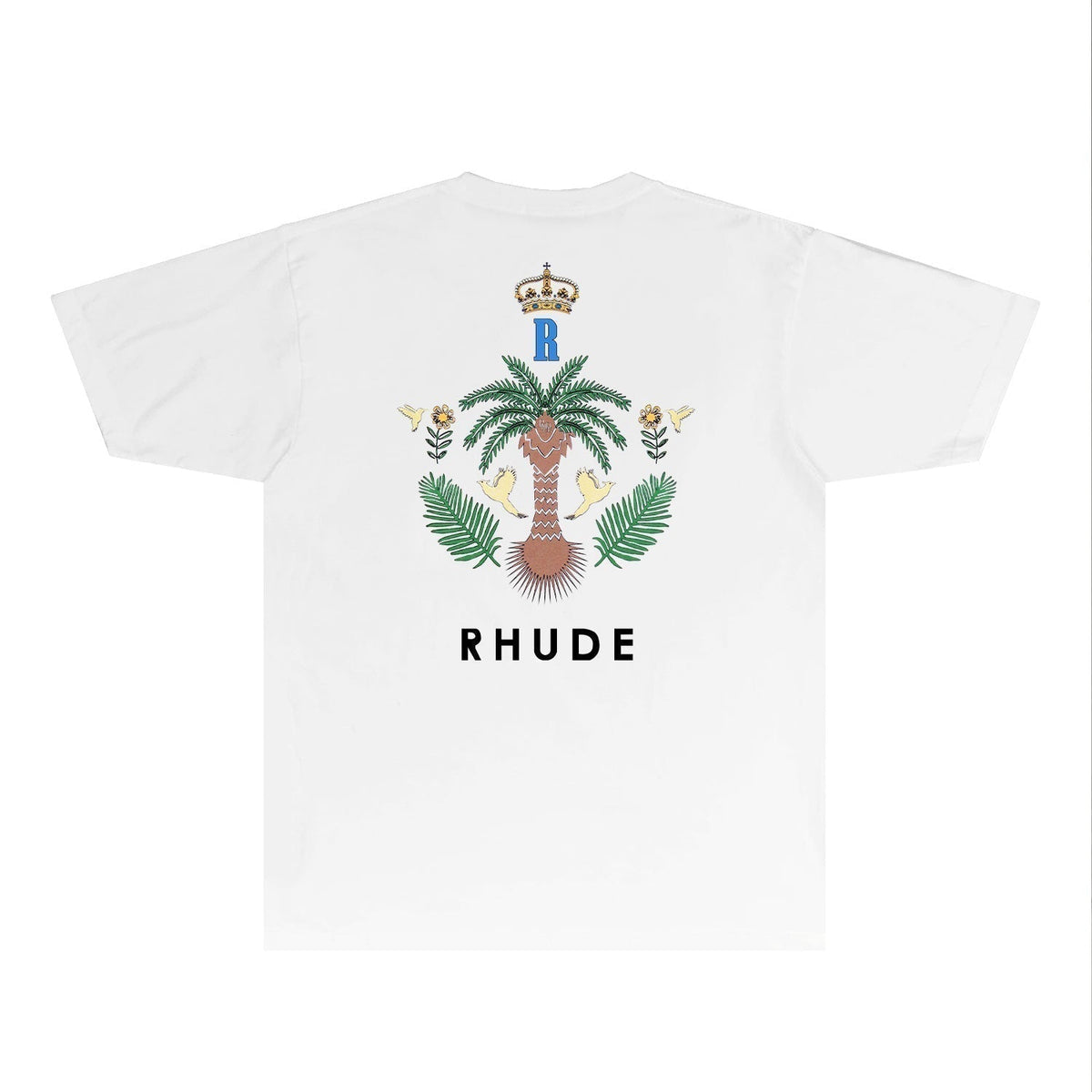 Rhude T-shirts Printed Trendy Pure Cotton